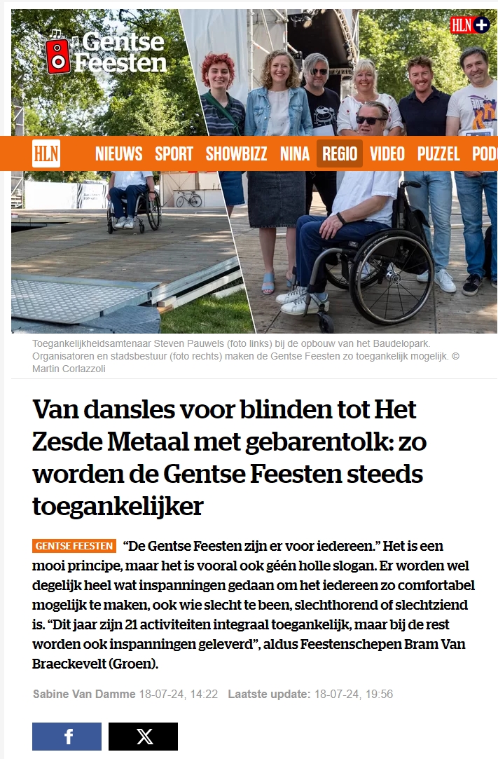 foto1: het artikel zelf in HLN