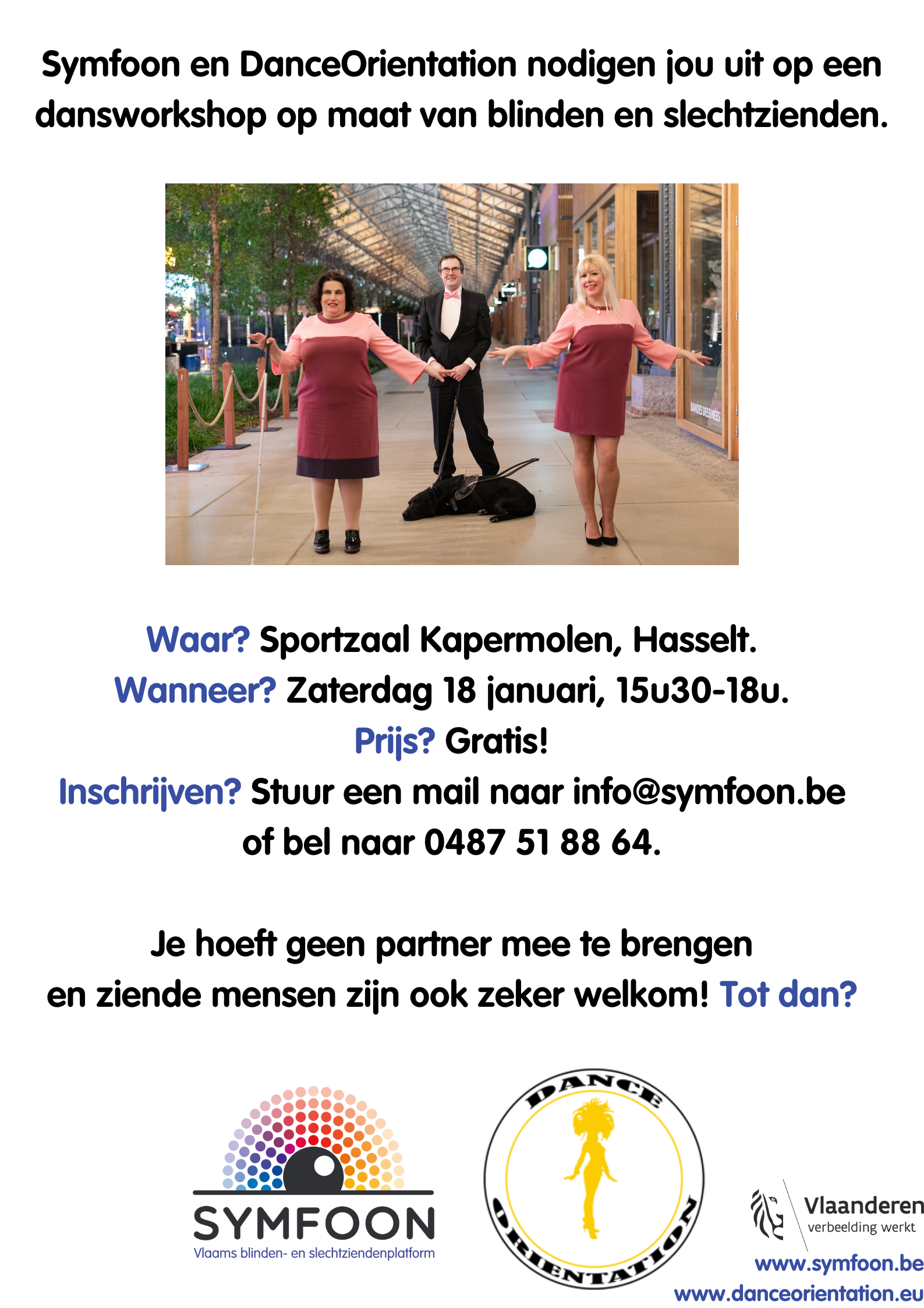 photo1: Official flyer of the Hasselt event